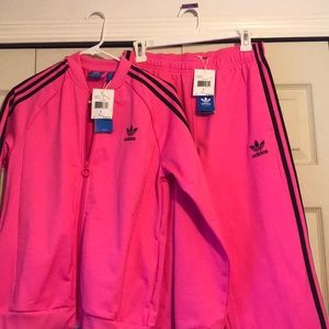 Pink Adidas Tracksuit